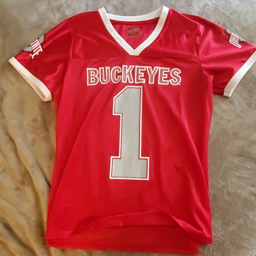 Ohio State Glitter and Rhinestone Jersey - Picture 7 of 7